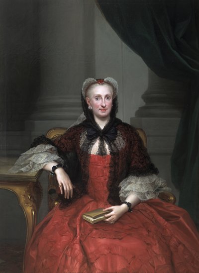 ザクセンのマリアアマリアの肖像17241760、スペインの女王の配偶者、1760年頃 作： Anton Raphael Mengs