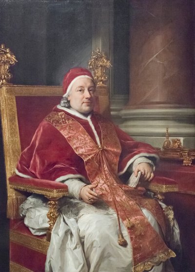 Retrato do papa Clemens XIII Rezzonico 作： Anton Raphael Mengs