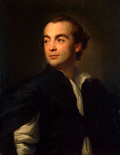 美術史家で考古学者のヨハン・ヨアヒム・ヴィンケルマンの肖像、1717-1768、1774-1776。 作： Anton Raphael Mengs