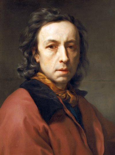 アントン・ラファエル・メングスの「自画像」。 作： Anton Raphael Mengs