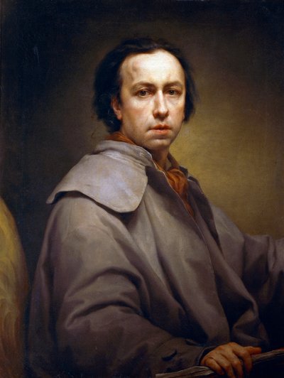 自画像」アントン・ラファエル・メングス、1776年頃、油彩・キャンバス 作： Anton Raphael Mengs
