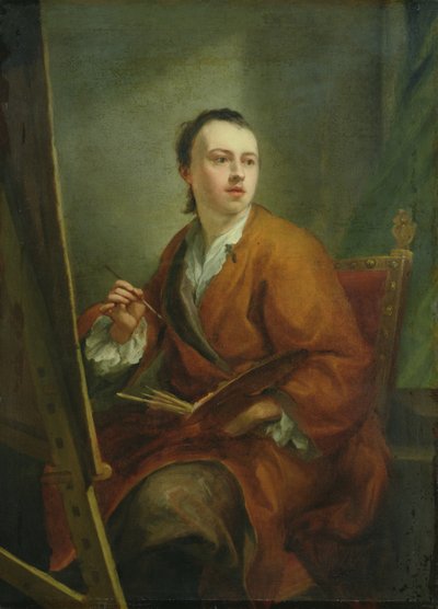 自画像、1755年頃 作： Anton Raphael Mengs