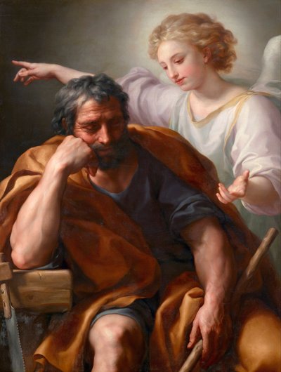 セントジョセフの夢 作： Anton Raphael Mengs