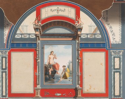 ローマ、ヴィーナス、エロトのあるニンフのヴィラネグローニの敷地内にあるローマの家の壁画。 1778 作： Anton Raphael Mengs