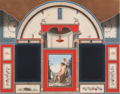 ローマのヴィラネグローニ、金星、負傷したアドニスの敷地内にあるローマ時代の家の壁画。 1778 作： Anton Raphael Mengs
