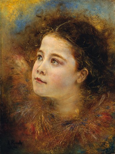 コーンラフの女の子 作： Anton Romako