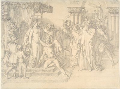 ヴァルトブルクの歌手コンテストc。 1853年。 作： Anton Romako