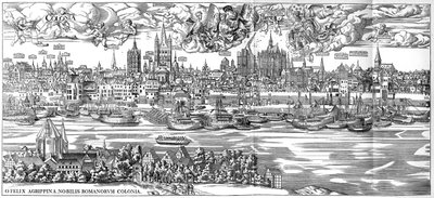 1530年、1903年のケルン。 作： Anton Woensam