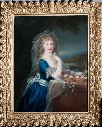 アンナ・ピエリ・ブリニョーレ・セール（Brignole Sale）（1765-1815）の肖像 アントン・フォン・マロン（1733-1808）の絵画 ジュネス（Musei di Strada nuova）の肖像 作： Anton von Maron