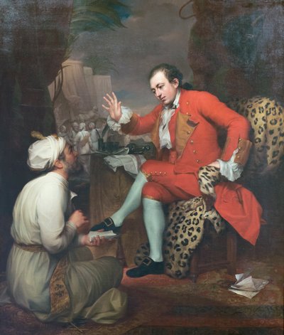サー・ロバート・クライヴの肖像 作： Anton von Maron