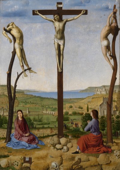 カルバリー、15世紀の後半。 作： Antonello da Messina