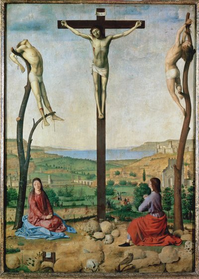 磔刑（絵画） 作： Antonello da Messina