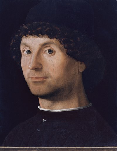 男の肖像 作： Antonello da Messina
