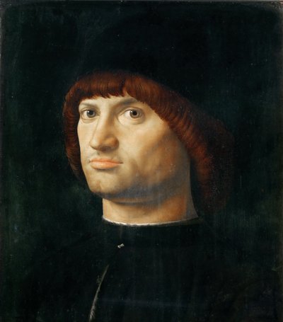 男の肖像 作： Antonello da Messina