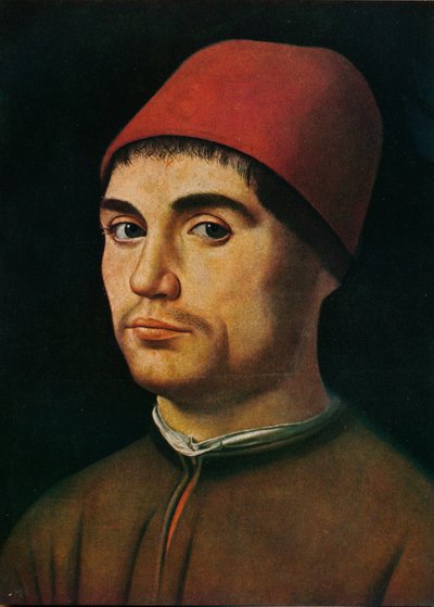 男の肖像、c1475、1909 作： Antonello da Messina