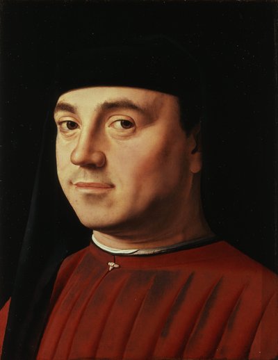 男の肖像 作： Antonello da Messina