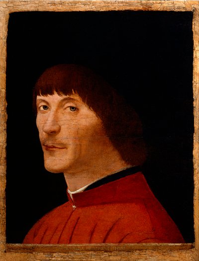 男の肖像、1468年-1470年。 作： Antonello da Messina