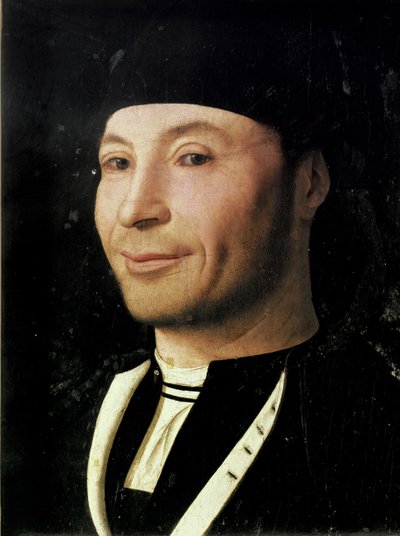 見知らぬ男の肖像 作： Antonello da Messina
