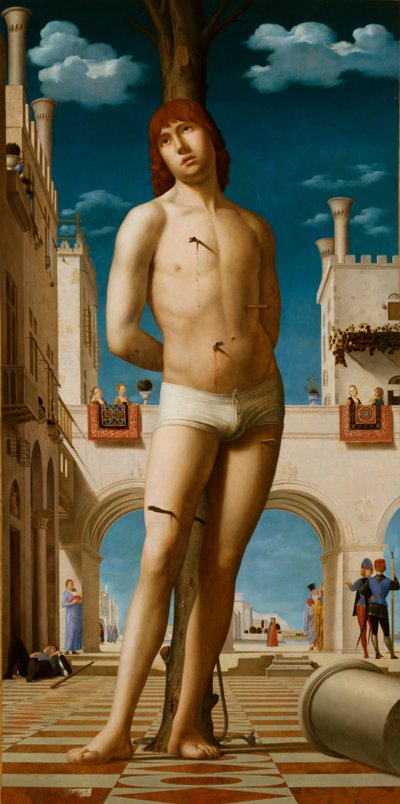 聖セバスチャン、1478 作： Antonello da Messina