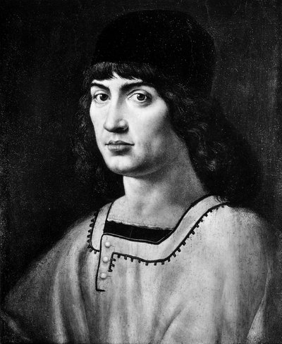 自画像 作： Antonello da Messina