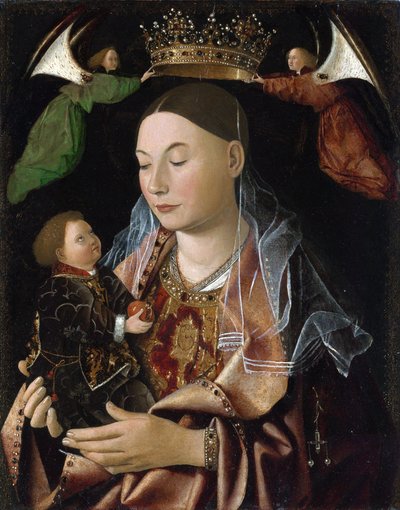 聖母子 作： Antonello da Messina