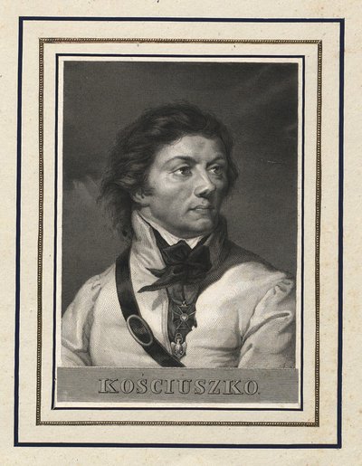 タデウシュ・コジオスコの肖像 1746-1817 作： Antoni Oleszczynski