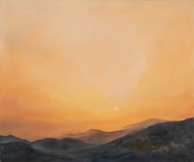 アフリカの砂、アンダルシア 2002年 （キャンバスに油彩） 作： Antonia Myatt