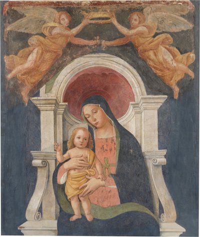 アントニアッツォ・ロマーノ - 聖母子像、1495年頃 作： アントニアッツォロマーノ