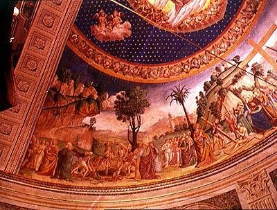 十字架の発見。セントヘレナが十字架を掘り起こし、死んだ男を復活させる 作： Antoniazzo Romano