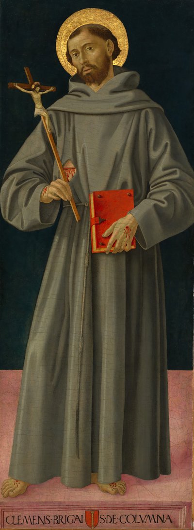 アッシジの聖フランシス、ca。 1480-81。 作： Antoniazzo Romano