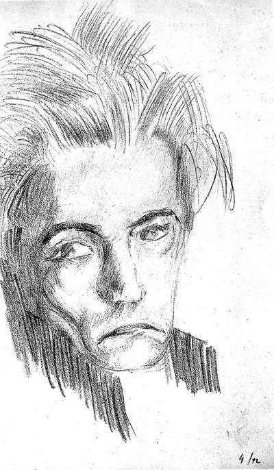 Auto-retrato (litho) 作： Antonin Artaud