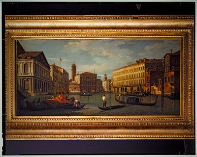 運河の眺め 作： Antonio (studio of) Canaletto