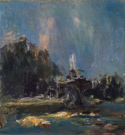 噴水のある庭園 作： Antonio Ambrogio Alciati
