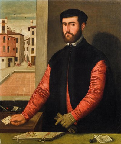 自画像、1552年。 作： Antonio Badile