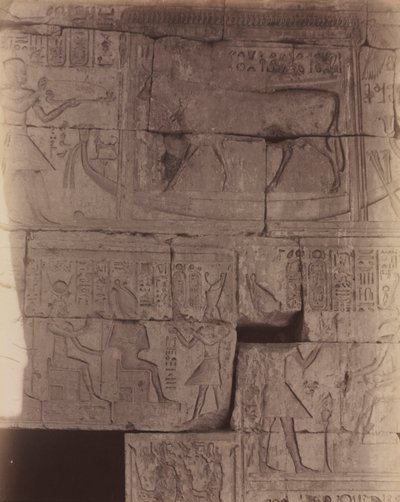 Deir el-Medineh、Sacred Barge 作： Antonio Beato
