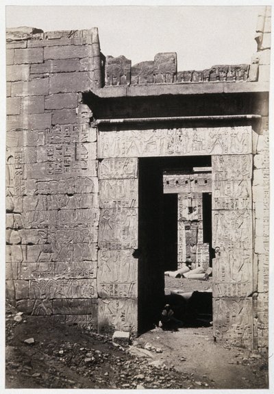 カルナック遺跡、1900年頃（写真） 作： Antonio Beato