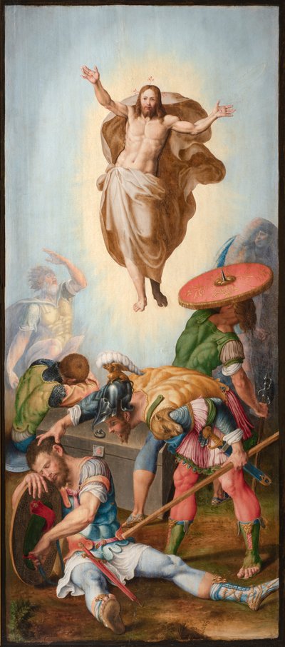 キリストの復活 1561-69年頃 パネルに油彩 作： Antonio Campi