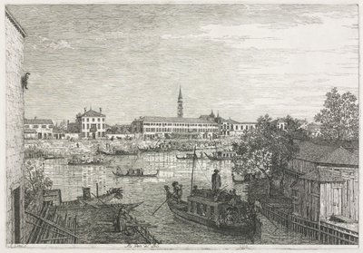 ビュー: ドーロの港 作： Antonio Canaletto