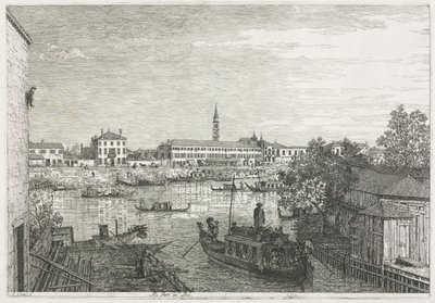 ビュー：ドーロの港、1735-1746。 作： Giovanni Antonio Canal