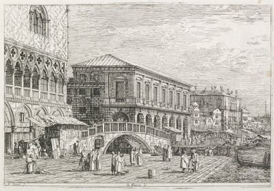 ビュー: 刑務所, ベニス 作： Antonio Canaletto
