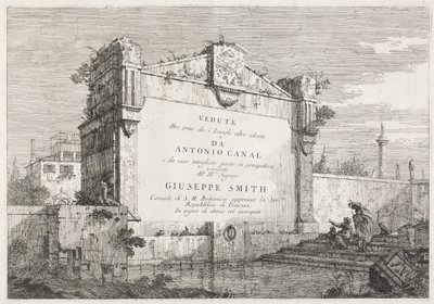 ビュー：タイトルページ、1735-1746。 作： Giovanni Antonio Canal