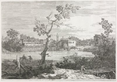 ビュー: ベネチアン ラグーンの島にある町、ブラーノ島のビュー 作： Antonio Canaletto