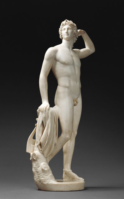 アポロが自分を冠する 作： Antonio Canova