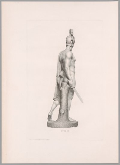エットーレ、サイドビュー、カノーヴァ作品より 作： Antonio Canova