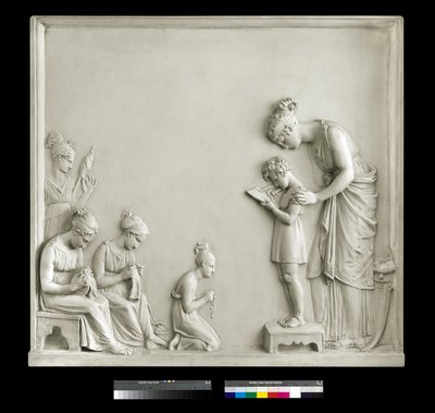 教える、1795年（石膏） 作： Antonio Canova