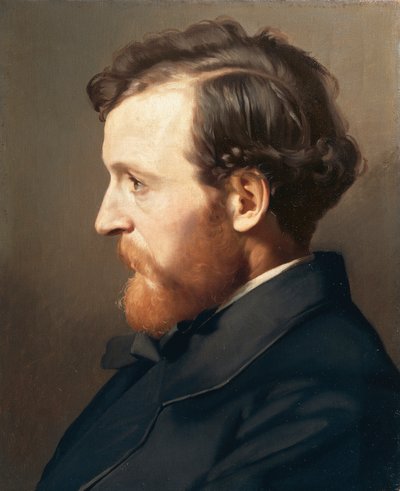 アントニオ・チセリ（1821-1891）によるヴィンチェンツォ・チセリの肖像 作： Antonio Ciseri