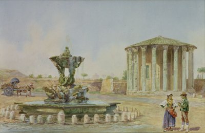 ローマのヴェスタ神殿 作： Antonio Colli