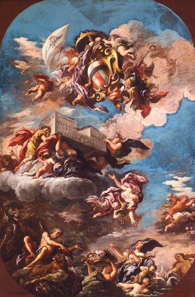 コルシーニ家の栄華 作： Antonio Domenico Gabbiani