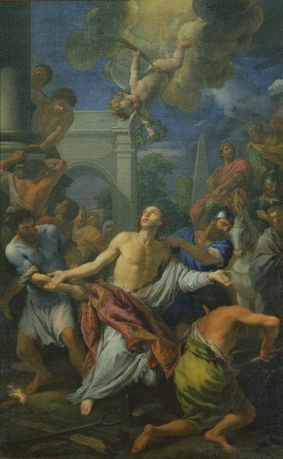 聖ローレンスの殉教 作： Antonio Domenico Gabbiani
