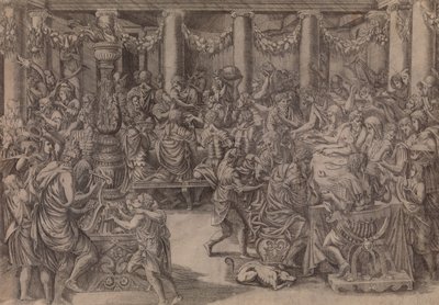 スキピオの饗宴、1543年。 作： Antonio Fantuzzi
